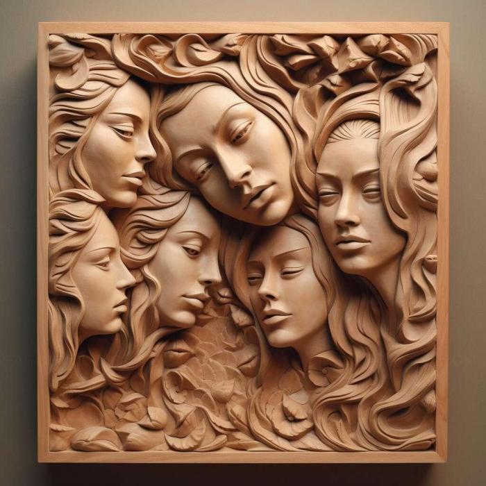 نموذج ثلاثي الأبعاد لآلة CNC 3D Art 